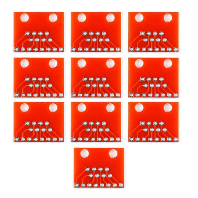 10PCS Portable Modular Connectors / Ethernet Connectors RJ45 Breakout Board Adapter Connector Module
