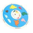 thumbnail image 1 of Rompecabezas De Madera De 7 Continentes, Juguete Educativo De Coordinación Ojo-mano, Juego De Correspondencias De Mapa Mundial, Tilo Seguro Para Niños, 1 of 7