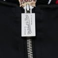 thumbnail image 4 of Men's Mitchell & Ness  Black Chicago Bulls Throw It Back Heavyweight Full-Zip Satin Jacket, 4 of 5
