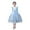 Blue, variant on KAWELL Snow Princess Costume for Girls Autumn and Winter Costume for Toddlers Dress Up Halloween Birthday Cosplay Cape with Accessories
