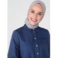 thumbnail image 2 of Natural Fabric Denim Tunic Dark Blue, 2 of 7
