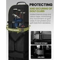 thumbnail image 2 of OutdoorMaster Padded Golf Travel Bag with Reinforced Wheels, 900D Heavy Duty Oxford Wear-Resistant and Waterproof Golf Travel Case, Soft-Sided Golf Club Bag, 2 of 12