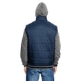 thumbnail image 2 of Burnside Nylon Vest with Fleece Sleeves Size up to 3XL, 2 of 3