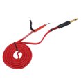thumbnail image 3 of Cable de silicona profesional para máquina de tatuajes, accesorio de línea de gancho para fuente de alimentación, línea roja, 3 of 14