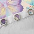 thumbnail image 4 of Homewish Watercolor Butterfly Curtains Pack of 2 (42x84 Each),Cartoon Flower Floral Curtains Blackout,Gradient Colorful Bedroom Curtains For Girl,Luxury Bedroom Decor, 4 of 6