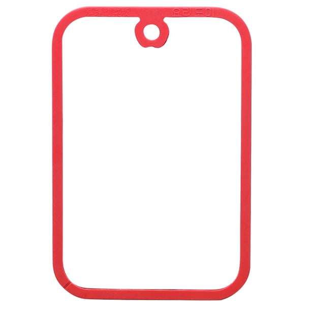 Tabla de cortar de vidrio Tabla de cortar rectangular de encimera de vidrio templado (S)