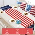 thumbnail image 3 of Día de la Independencia, 4 de julio, camino de mesa, bufandas de tocador, decoración de cocina, bandera patriótica americana, 30*182cm, 3 of 5