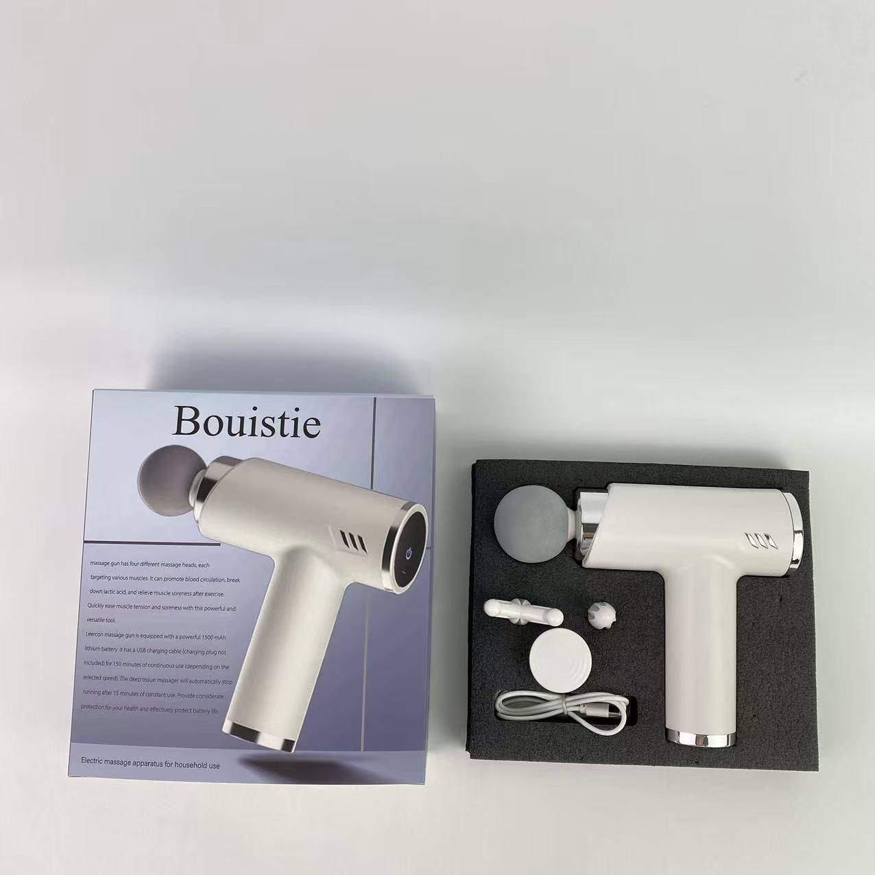 Bouistie Electric massage apparatus for household use,Massage Gun Deep Tissue, Silent Brushless Motor and Portable Massage Gun Muscle Relief and Relaxation, Relax Gift