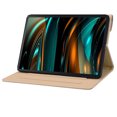 thumbnail image 4 of SaniMore Wallet Case for Samsung Galaxy Tab A8 (SM-X200/X205) 10.5" 2022, PU Leather Magnetic Closure Cover Support Pencil Holder Card Slot & Kickstand Full Body Protective Shell, Khaki, 4 of 6