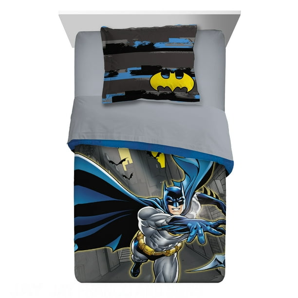 Batman Kids Microfiber Bedding Reversible Comforter with ...
