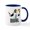 White/Navy Inside, variant on CafePress - Duval QB #3 Mugs - 11 oz Ceramic Mug - Novelty Coffee Tea Cup