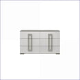 thumbnail image 6 of Bedroom Furniture Set, 4 Pc Queen with LED Headboard, Contemporary White Wood | Double Dressers | Standard Beds, 6 of 14