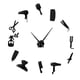 thumbnail image 4 of Reloj de pared silencioso, adhesivos acrílicos para pared, relojes grandes, decoración para oficina Negro, 4 of 8