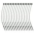 thumbnail image 1 of HEATSHAKING 5000Pcs Black PP Plastic Tag Fastener for Retail Use Clothing Tag Simple Design Easy Fix and Operate 7 Inches, 1 of 6