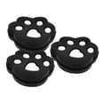 thumbnail image 3 of WEUVEB 3Pcs Silicone Tennis Dampener Black Durable Vibration Absorber for Tennis Racket Use, 3 of 8