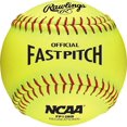 thumbnail image 2 of Rawlings Nc12BB Fastpitch Softballs 12 6 count, Yellow, 2 of 2