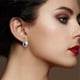 thumbnail image 2 of Y Pendientes de Moda Elegante Zircon Ear Clips Pendientes para Mujer, 2 of 6