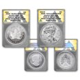 thumbnail image 1 of 2019 Pride of Two Nations 2-Coin Set Certified Perfect 70 - Enhanced  Reverse Proof SIlver Eagle & modified proof finish Canadian Silver Maple Leaf, 1 of 1