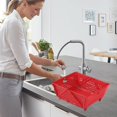 thumbnail image 1 of Collapsible Expandable Kitchen Strainer for Washing Fruits and Vegetables Multipurpose Foldable Food Filter Mesh Colander, 1 of 4