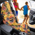 thumbnail image 4 of XYZCANDO Tropical Sunset Palm Terry Cloth Car Seat Covers Waterproof, for Truck Seat SUV Seats Van Suitable for Cars Trucks, 4 of 7