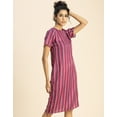 thumbnail image 3 of Moomaya Short Sleeve Round Neck Printed Dress - Women's Stylish Bodycon Dress, 3 of 9