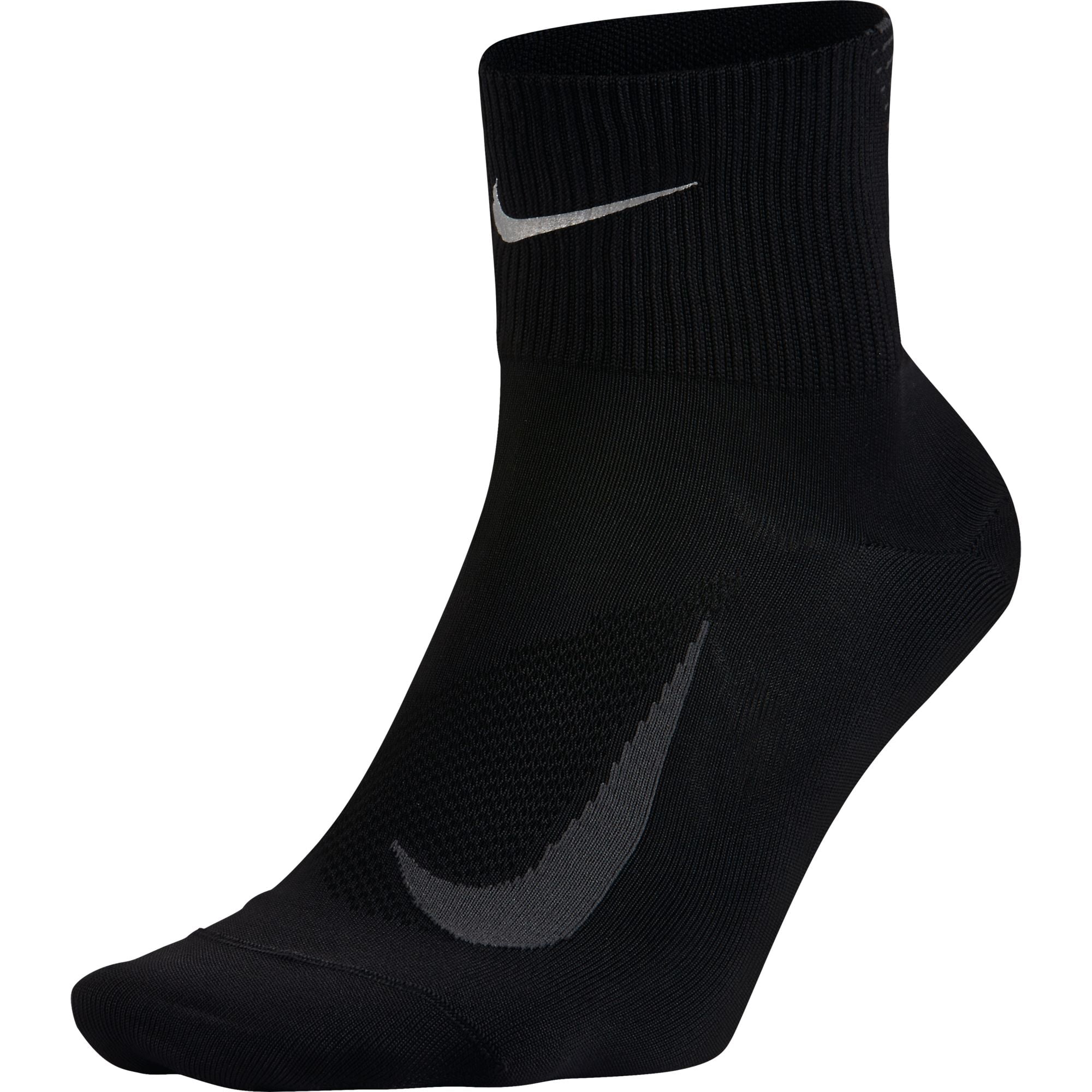 Buena voluntad mensaje inalámbrico Nike Elite Lightweight 2.0 Quarter Men's Running Socks Black sx5194-010 -  Walmart.com
