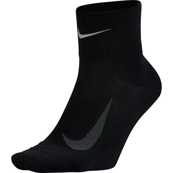 Nike Elite Lightweight 2.0 Quarter Men's Running Socks Black sx5194-010