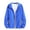 Blue, variant on Men's UPF 50+ Light Jacket Big and Tall Full Zip Sun Protection Hoodie Long Sleeve Sun Shirts UV Fishing Athletic Performance Shirt Black,XXXXL