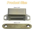 thumbnail image 2 of Uxcell 2Pcs Cabinet Magnet Latch, Adhesive Drawer Latch Magnetic Cabinet Catches Sliding Door Closure for Cabinet Kitchen Closet Doors, Bronze, 2 of 6