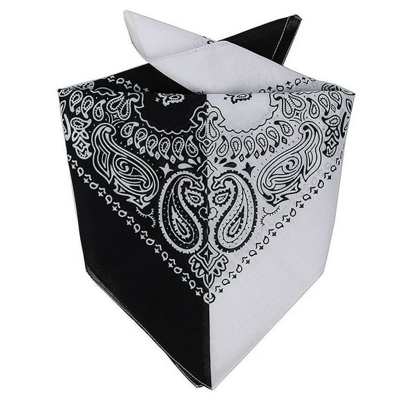"Hip Hop Cotton Paisley Bandanas Double Sided Head Wrap Scarf Wris-and Hot L3P3"