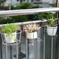 thumbnail image 3 of Flower Pot Holder Creative over the Rail Planter Holder Flower Pot Rack for Home, 3 of 10