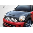 thumbnail image 2 of 2007-2013 Mini Cooper Hatchback R56 Clubman R55 2009-2015 Cooper convertible R57 2012-2015 Cooper Coupe / Roadster R58 R59 Carbon Creations DriTech S OEM Look Hood - 1 Piece, 2 of 6