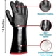 thumbnail image 2 of Extended Arm Protection Barbecue Grilling Gloves, Flame Resistant Non-Slip Heat-Proof Silicone, Cooking Gloves for Baking, Grilling, Welding (14, 2 of 5