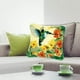 thumbnail image 5 of Kit de almohada con gancho de pestillo, artesanía hecha a mano con líneas de cuadrícula rojas × 10, lo que facilita Flor y pájaro, 5 of 9