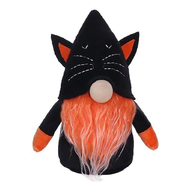Halloween Decoración Muñeco de Gnomo de Halloween, muñeco de peluche enano, decoraciones, regalos navideños, hogar para niños(Buy 2 ship 3)