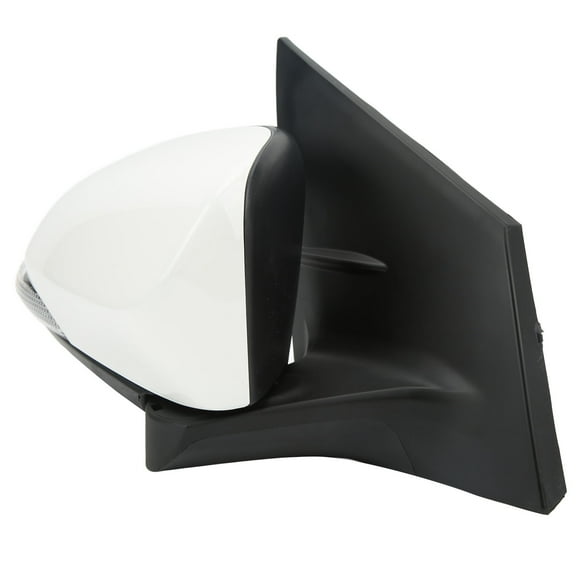Side Power Door Mirror Super White Power Heated Side Mirror With Turn Replacement For E170 2014-2019