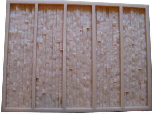 Pebble Wall Silicone Molds Retro Pastoral DIY Brick Panel Concrete Mould Tools 