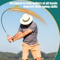 thumbnail image 5 of 44-Inch Golf Swing Trainer, Portable Indoor/Outdoor Warm-Up Stick for Balance, Flexibility & Power Training, 5 of 7