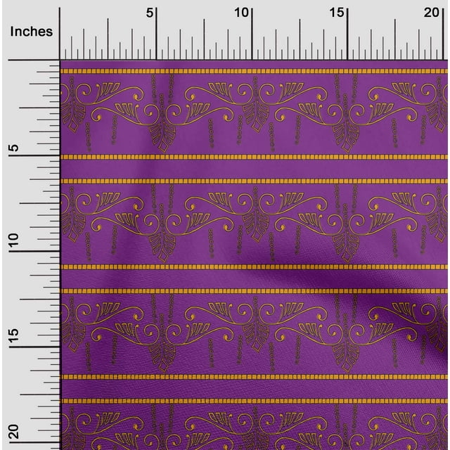 oneOone Tissu Lycra Polyester Tourbillon & Tissu Imprimé Floral par la Cour 56 Pouces de Large