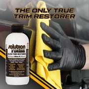 Solution Finish - Black Plastic & Vinyl Trim Restorer - Black (12 oz)