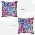 thumbnail image 3 of Kll Cute Nautical Decorative Throw Pillow Covers Velvet Soft For Couch Sofa Bedroom Living Room Outdoor -20"X20", 3 of 8