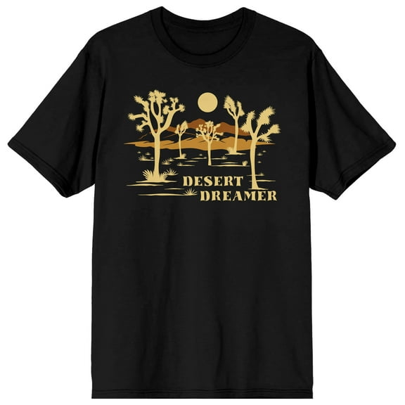 Adventure Society Desert Dreamer Men's Black T-Shirt-3XL