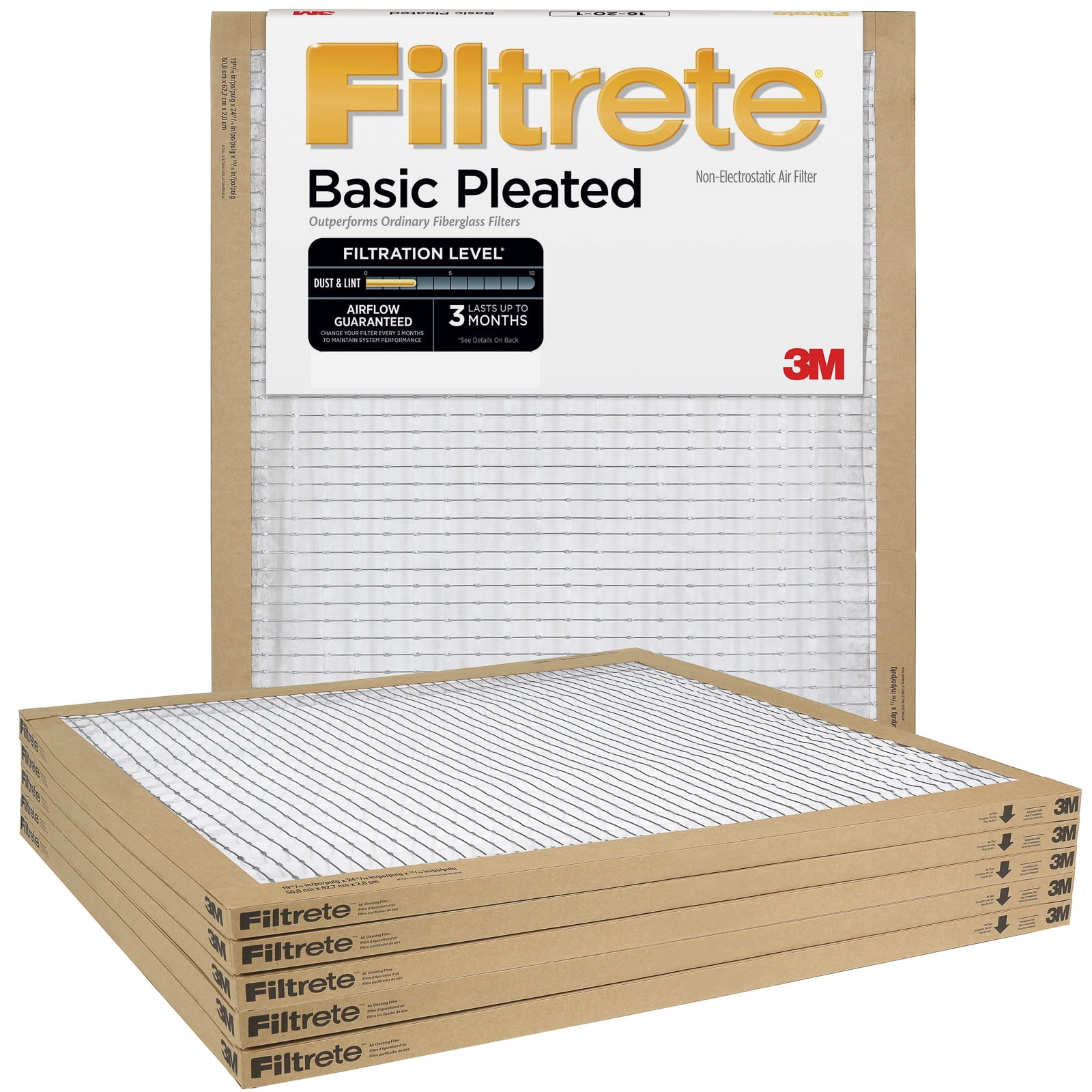  Air  Filtrete 14x20x1 AC Furnace  Air  Filter  6 Pack 