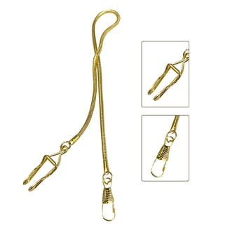 3pcs Iron Pocket Watch Chains, Decorative Pants Chains for Wallets