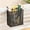 Black, variant on Desk Organizer with Hook, Pen Holder, Letter Style Stationery Storage | Holds and Organizes Office Supplies, Pens, and Small Items | Metal Mesh Desktop Caddy for Home, School, Office