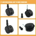 thumbnail image 2 of Ruedas giratorias para muebles, ruedas para sillas de oficina, ruedas giratorias, 2 uds., 2 of 4