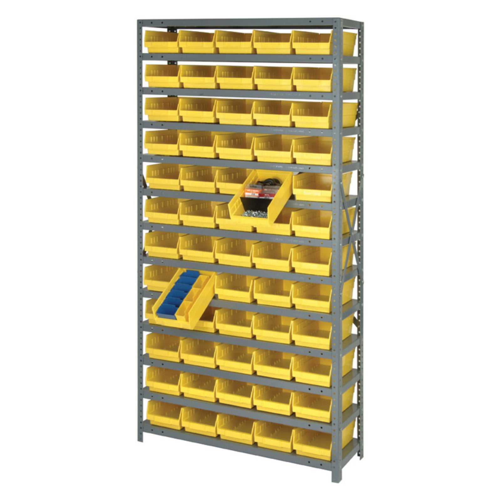 Quantum Complete Shelf Bin Storage System 96 Bin by Quantum Storage Systems