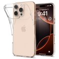 thumbnail image 1 of Funda Spigen para iPhone 16 Pro de 6,3 pulgadas, TPU transparente, de grado militar, 1 of 8
