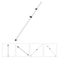 thumbnail image 3 of 1PC Retractable Clothesline Pole Closet Hook Pole Adjustable Closet Pole Hook, 3 of 9