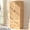 Wood Color, variant on Armoire Wardrobe Closet with 3 Drawers, Wardrobe Closet with Hanging Rod and Shelves for Bedroom Closet